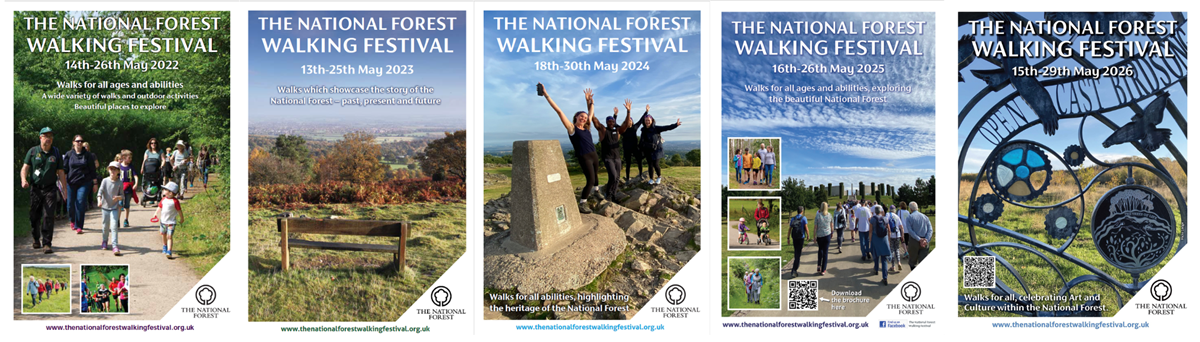 National Forest Walking Festival brochures
